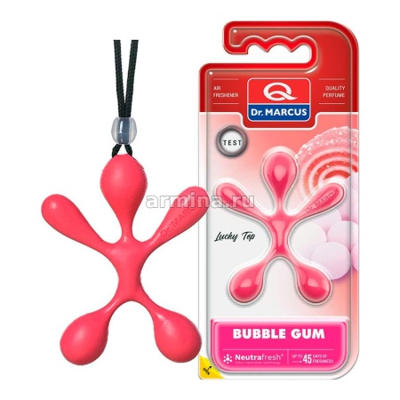 Ароматизатор "Dr.MARCUS" подвеска "Lucky Top" Bubble gum /блок 14/56