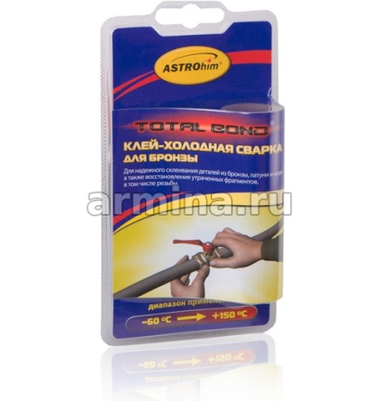Холодная сварка для бронзы "Astrohim" Ас-9309, 55 г, блистер /12