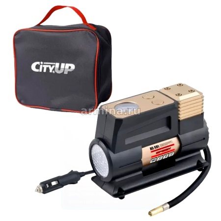 Компрессор "CityUP" AC-591 "Speedy" в сумке, 10 атм, 35л/мин. 12В /8