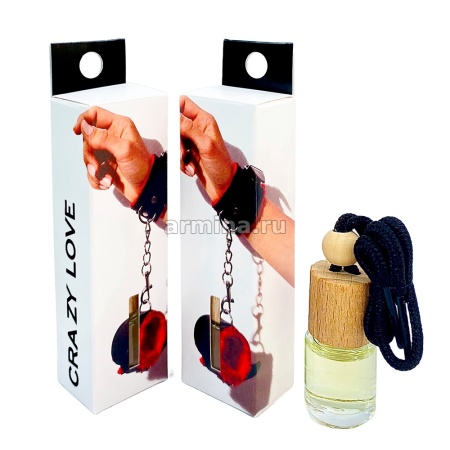 Ароматизатор "FRESH ESCAPE" флакон с деревянной крышкой "CRAZY LOVE" 4мл/блок 36