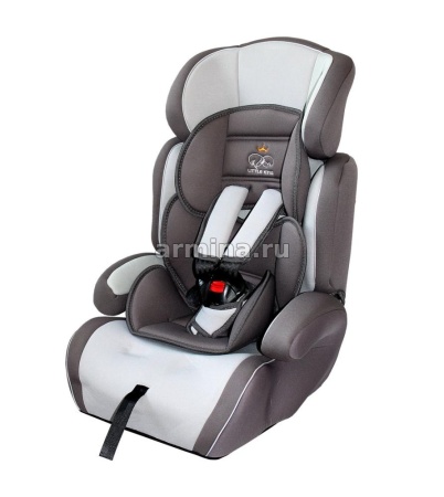 Кресло детское автомобильное "Little King" DLCS-704 (YB-704) серый, группы I-II-III, 9-36 кг /4