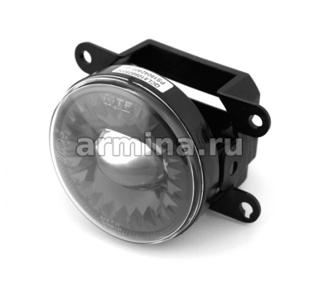 Фара противотуманная светодиодная "MTF Light" универсальная, линза, 5000К, 12В, 6Вт, ЕСЕ /10