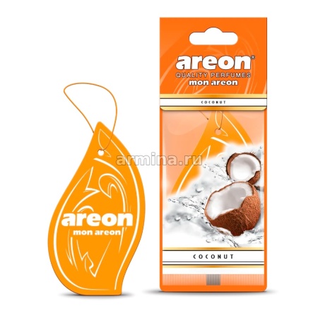 Ароматизатор "AREON" бумажный "MON AREON" Coconut /уп-10/360