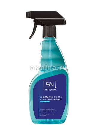 Очиститель стекол "SYNTHETIUM" Ас-376 с эффектом антидождя, синтетический, 500 мл /12