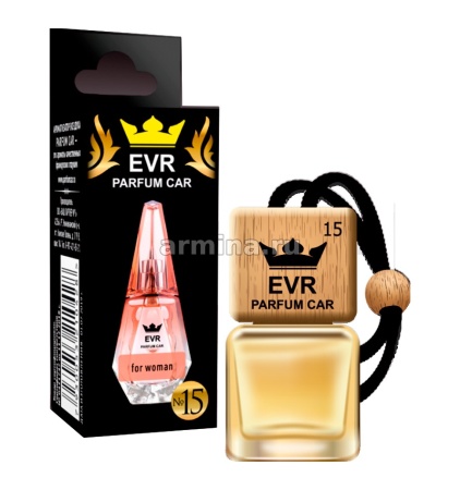 Ароматизатор "EVR Parfum CAR" флакон с деревянной крышкой по мотивам №15 Givenchy Ange Ou Demon wom 