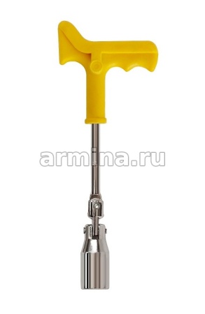 Ключ свечной шарнирный усиленный, 21 мм /50