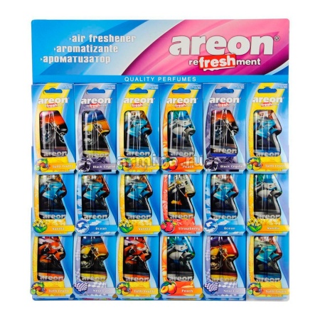 Ароматизатор "AREON" гелевый "LIQUID" "Refreshment" Mix MOTORCYCLES "Ассорти" МИКС /п-18/270