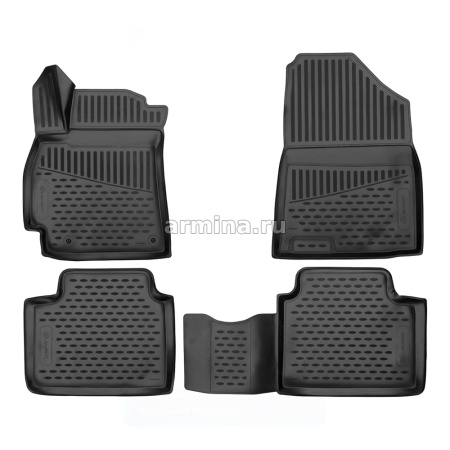 Коврики 3D в салон "Element" для HYUNDAI Elantra 2020 - седан, полиуретан (4 шт.)