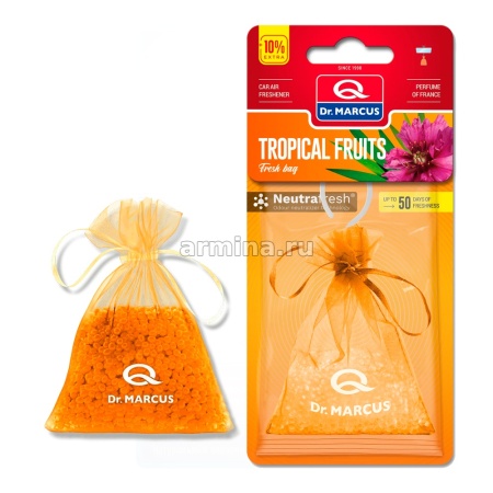 Ароматизатор "Dr.MARСUS" мешочек "Fresh Bag" Tropical Fruits /уп-18/72