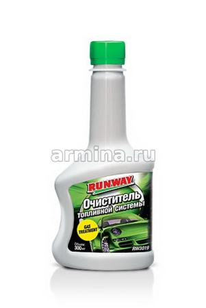 Очиститель топливной системы "RUNWAY" RW3019, 300 мл /12