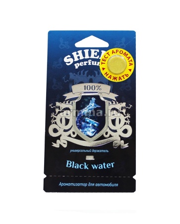 Ароматизатор "FOUETTE" мембранный "Shield perfume" S-10 "Black water" /40
