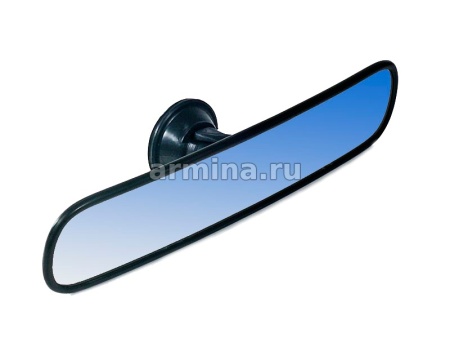 Зеркало заднего вида "Панорама 004" 0120 большое на присоске ALS-201, 34 см  /80