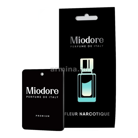 Ароматизатор "MIODORE"  бумажный "Fleur Narcotique" (по мотивам Fleur Narcotique - Ex Nihilo)/22
