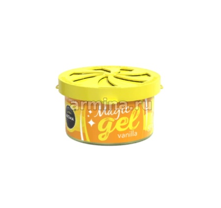 Ароматизатор "AROMA CAR" гелевый "Magic Gel" Vanilla 50 мл /блок 24