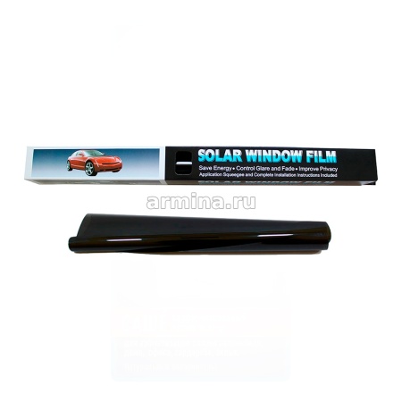 Пленка тонировочная "Solar film" (0.5м x 3м) Super Dark  Blaсk /уп-5/200  5%