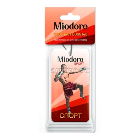 Ароматизатор "MIODORE" Кикбоксинг по мотивам  Boss No.6 Bottled (HUGO BOSS) /30