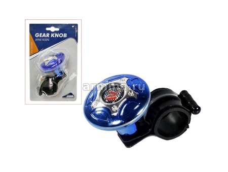 Ручка на руль "Nova Bright" "R" синяя + хром (08960) /72