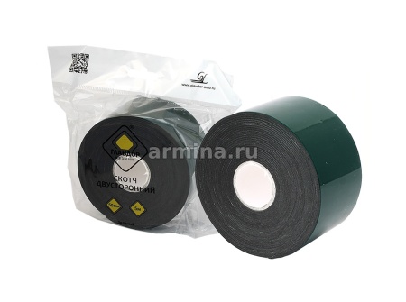 Скотч двусторонний "ГЛАВДОР" GL-775, 50мм х 5м, зеленый /175