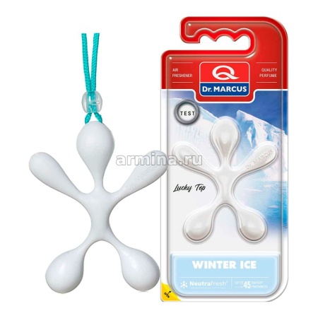 Ароматизатор "Dr.MARCUS" подвеска "Lucky Top" Winter ice /блок 14/56