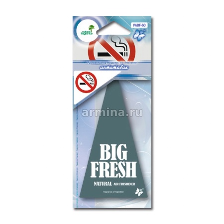 Ароматизатор "FKVJP" бумажный "BIG FRESH" PABF  60 "Антитабак" /уп-10 /200
