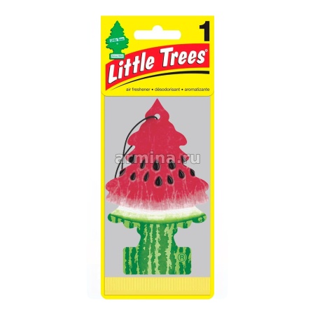 Ароматизатор "CAR FRESHNER" бумажный "Елочка" 10320 "Арбуз" (Watermelon) /блок 24/144