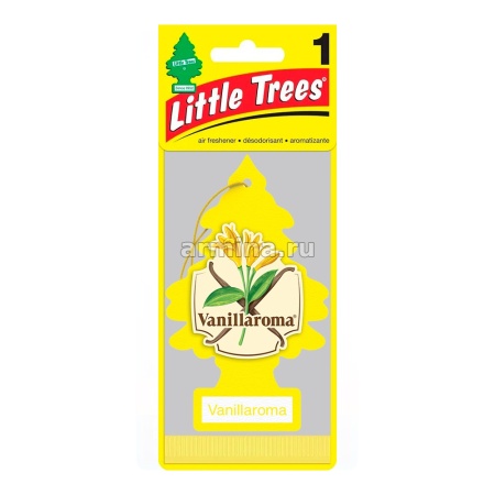 Ароматизатор "CAR FRESHNER" бумажный "Елочка" 10105 "Аромат ванили" (Vanillaroma)/блок 24