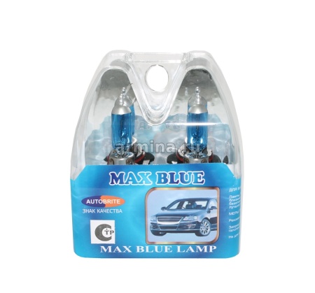Лампа 12 В, 9006,  55 Вт, "AUTOBRITE" P22D Max Blue /5/100