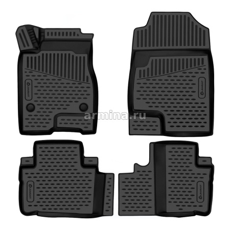 Коврики 3D в салон "Element" для HAVAL M6 2023 - полиуретан (4 шт.)