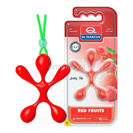 Ароматизатор "Dr.MARCUS" подвеска "Lucky Top" Red fruits /блок 14/56