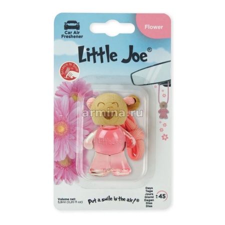 Ароматизатор "Little Joe" на зеркало "Bottle Flower" Цветочный /48