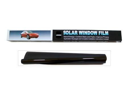Пленка тонировочная "Solar film" (0.75м x 3м) Super Dark Black  /уп-5/80   5%