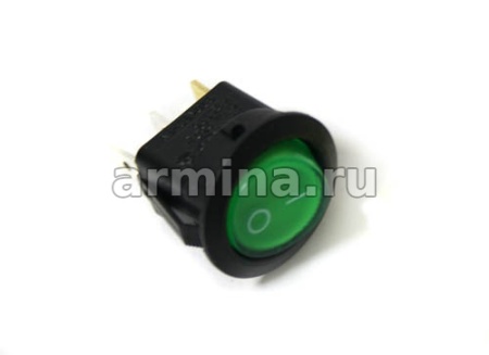 Переключатель КСД1-105В 12V (3 ножки) /100