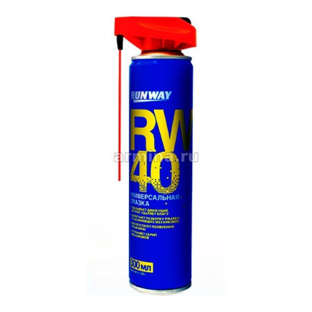 Смазка универсальная "RUNWAY" RW6030 RW-40 "Умный распылитель" 300 мл /24