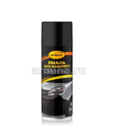 Эмаль для бамперов "Astrohim" Ас-641 аэрозоль, черная, 520 мл /12