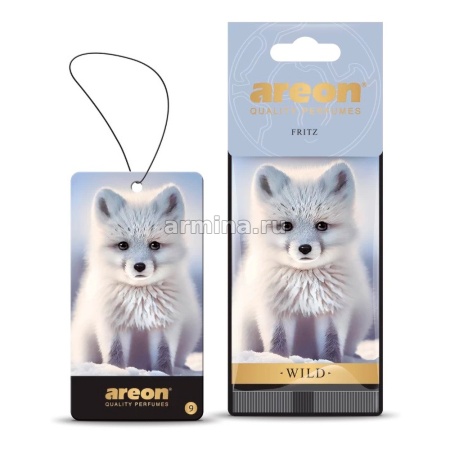 Ароматизатор "AREON" бумажный "WILD" Fritz /уп-20/120