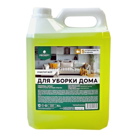 Универсальное моющее и чистящее средство Universal Spray готовый состав / 5 л/4