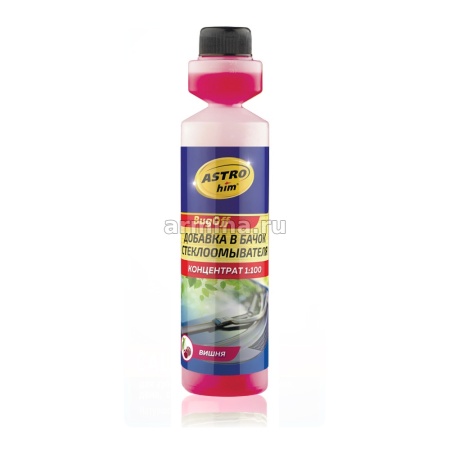 Концентрат летней жидкости стеклоомывателя "Astrohim" AC412, вишня 1:100, 250 мл /24