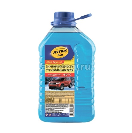 Очиститель стекол зимний "Astrohim" AC752 до -80°, 2000 мл /6