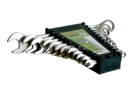 Ключи комбинированные 12 предм. в клипе 6-22 мм, (511120), "Дело Техники"  /10