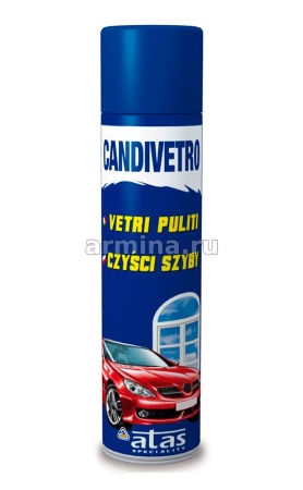 Очиститель стекла пенный "ATAS" CANDIVETRO, аэрозоль, 400 мл /24