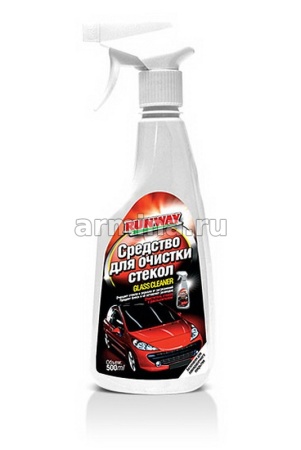Средство для очистки стекол "RUNWAY" RW5054 спрей, 500 мл /12