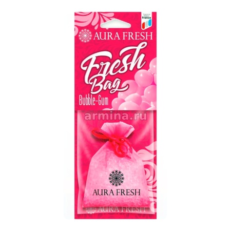Ароматизатор "AURA FRESH" мешочек "FRESH BAG" Bubble Gum /20