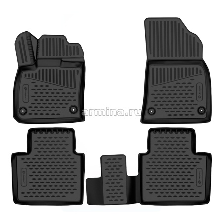 Коврики 3D в салон "Element" для GEELY Monjaro (I) 2022-, Внедорожник 5 дв. (4шт.)
