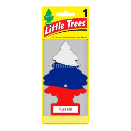 Ароматизатор "CAR FRESHNER" бумажный "Елочка" 19974 "Российский флаг" (Russian Flag) /блок 24/144