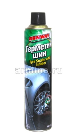 Герметик шин "RUNWAY" RW6125 аэрозоль, 650 мл /12