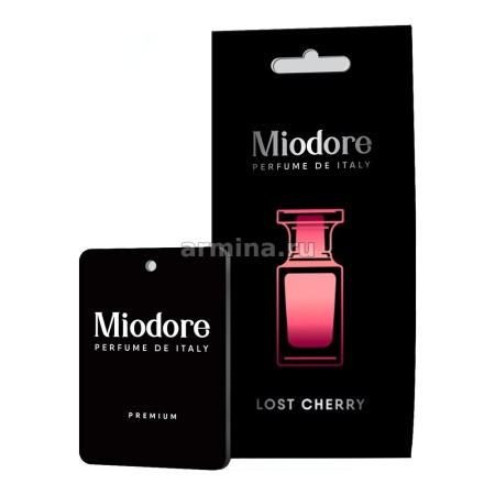 Ароматизатор "MIODORE"  бумажный "Lost Cherry" (по мотивам  Lost Cherry -Tom Ford)/22