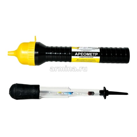 Ареометр для электролита и тосола "ГЛАВДОР" GL-807 с мерником, в тубе, с воронкой /100