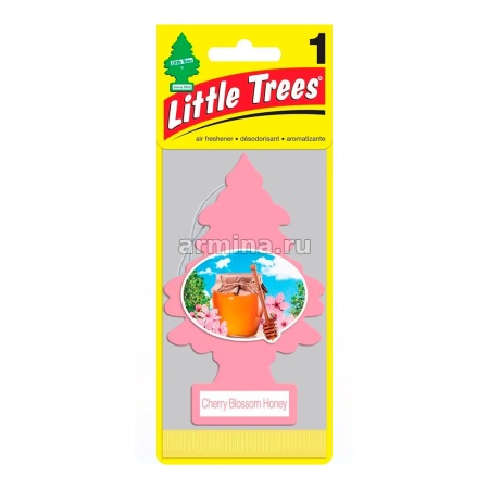 Ароматизатор "CAR FRESHNER" бумажный "Елочка" 10476 "Медовая вишня" (Cherry Blossom Hon /блок 24/144