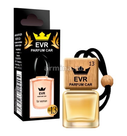 Ароматизатор "EVR Parfum CAR" флакон с деревянной крышкой по мотивам №13 Armani Si wom /10