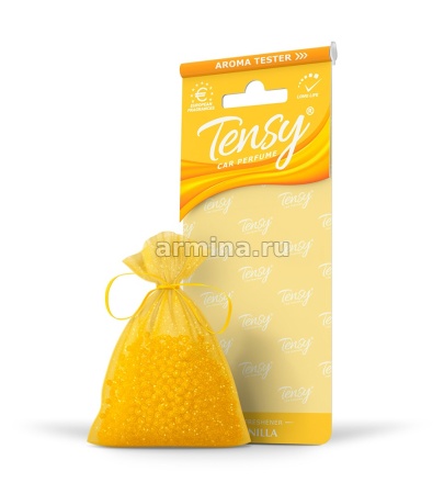 Ароматизатор "TENSY" мешочек "Car Perfume" Ваниль, 20 г /уп-15